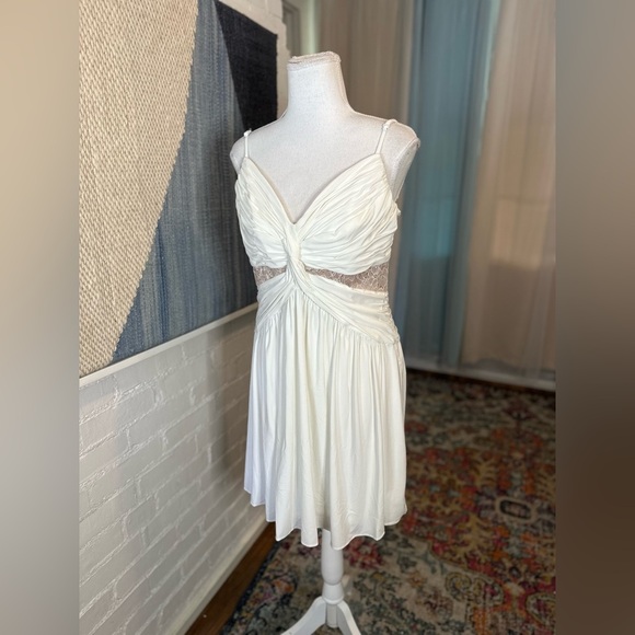 BCBG Max Azria Cream Cocktail Dress - Picture 5 of 10